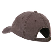 Halloween Ghost Hunter Embroidered Washed Dyed Cap