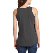 An American Sunflower Ladies Core Cotton Tank Top