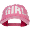 Girl Embroidered Dyed Unstructured Cap