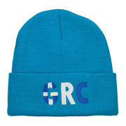 Greece GRC Flag Embroidered Long Beanie