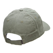 Gramps Flaming Baseball Embroidered Low Profile Dyed Cotton Twill Cap