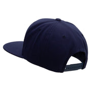 Licensed US Submarine Retired Embroidered Wool Blend Prostyle Snapback Cap - Navy OSFM