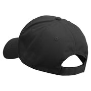 Hot Dog Icon Embroidered Low Profile Organic Cotton Cap - Black OSFM