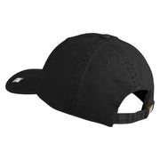 US Air Force Wing with Retired Embroidered Pigment Dyed Cap - Black OSFM