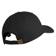 US Air Force Wing with Retired Embroidered Pigment Dyed Cap - Black OSFM
