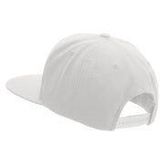 Licensed US Submarine Retired Embroidered Wool Blend Prostyle Snapback Cap - White OSFM