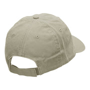 Gramps Flaming Baseball Embroidered Low Profile Dyed Cotton Twill Cap