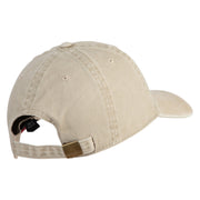 US Air Force Wing with Retired Embroidered Pigment Dyed Cap - Khaki OSFM