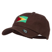 Guyana Flag Embroidered Unstructured Cap