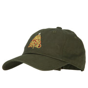 Glitter Merry Christmas Tree Embroidered Unstructured Washed Cap