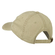 Fishing Green Fly Embroidered Washed Cap