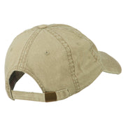 Fishing Green Fly Embroidered Washed Cap