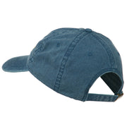 Grandpa of the Year Embroidered Washed Cotton Cap