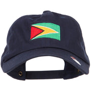 Guyana Flag Embroidered Unstructured Cap