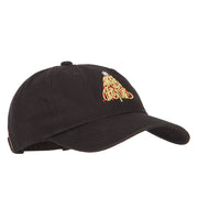 Glitter Merry Christmas Tree Embroidered Unstructured Washed Cap