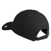 US Air Force Blue Letter Embroidered Pigment Dyed Cap - Black OSFM