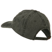 Grandpa of the Year Embroidered Washed Cotton Cap