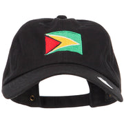 Guyana Flag Embroidered Unstructured Cap