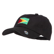 Guyana Flag Embroidered Unstructured Cap