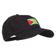 Guyana Flag Embroidered Unstructured Cap