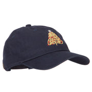 Glitter Merry Christmas Tree Embroidered Unstructured Washed Cap