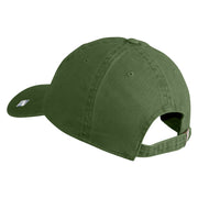 US Air Force Blue Letter Embroidered Pigment Dyed Cap - Olive OSFM