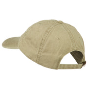 Grandpa of the Year Embroidered Washed Cotton Cap