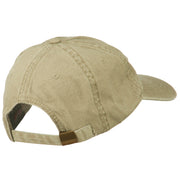 Grandpa of the Year Embroidered Washed Cotton Cap