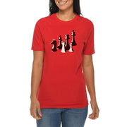 Chess Piece Graphic Design Deluxe Jersey T-Shirt