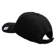 US Marine Corps Veteran Emblem Embroidered 6 Panel Unstructured Cotton Twill Cap Made in USA - Black OSFM