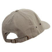 Lazy Turtle Surf Club Embroidered Normal Dyed Washed Caps - Olive OSFM