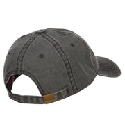 Guyana Map Flag Embroidered Washed Cap