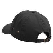 Lazy Turtle Surf Club Embroidered Normal Dyed Washed Caps - Black OSFM