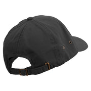 Lazy Turtle Surf Club Embroidered Normal Dyed Washed Caps - Black OSFM