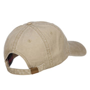 Guyana Map Flag Embroidered Washed Cap