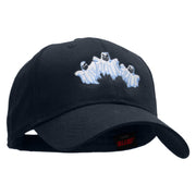 Three Ghost Embroidered Low Profile Cap