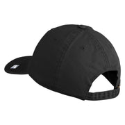 US Air Force Retired with Wing Embroidered Pigment Dyed Cap - Black OSFM