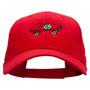 Red Mini Skateboard Embroidered Low Profile Cap