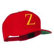 Greek Alphabet Zeta Embroidered Flat Bill Cap