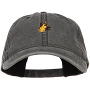 Great Dane Head Embroidered Washed Cap