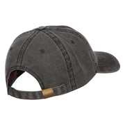 Great Dane Head Embroidered Washed Cap