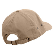 Lazy Turtle Surf Club Embroidered Normal Dyed Washed Caps - Khaki OSFM