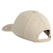 US Air Force Retired with Wing Embroidered Pigment Dyed Cap - Khaki OSFM