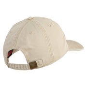 US Air Force Retired with Wing Embroidered Pigment Dyed Cap - Khaki OSFM