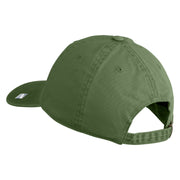 US Air Force Retired with Wing Embroidered Pigment Dyed Cap - Olive OSFM