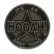 Hooah! Army Patches