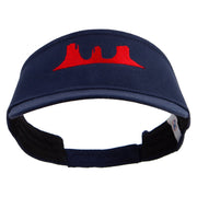 Arizona Grand Canyon Icon Embroidered Brushed Cotton Sun visor - Navy OSFM