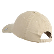 US Air Force Wing Embroidered Pigment Dyed Cap - Khaki OSFM