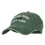 Scuba Hair Don't Care Embroidered Washed Cotton Twill Cap