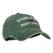 Scuba Hair Don't Care Embroidered Washed Cotton Twill Cap